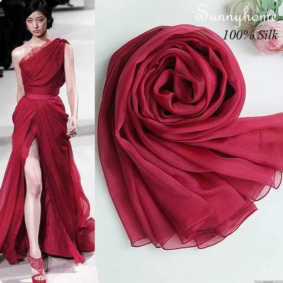 

beach towel circle 100% Silk Scarf Summer Wrap Pure Wine Red Fashion Brand Designer Scarves New Famous silk Shawls and Pashmina