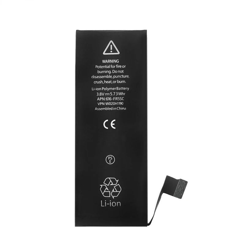 EENJEE 20 шт. аккумулятор телефона для Iphone 5S завод 3 8 V 1560 мАч AAA Qlty 100% испытание на 0