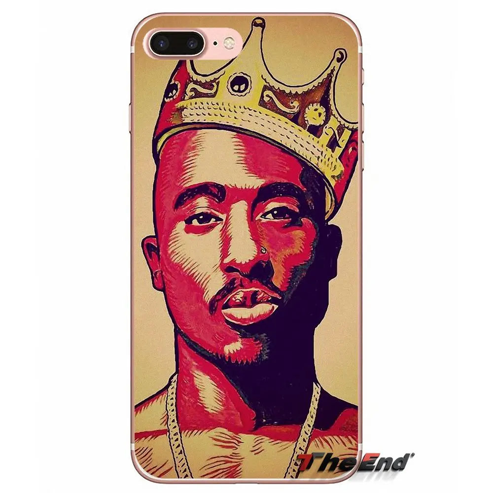 Чехол из ТПУ для Huawei Honor 4C 5X 5C 6X Mate 7 8 9 Y3 Y5 Y6 II 2 Pro G7 G8 P7 P8 P9 Lite 2017 Rap Singer 2Pac Tupac Amaru Shakur |