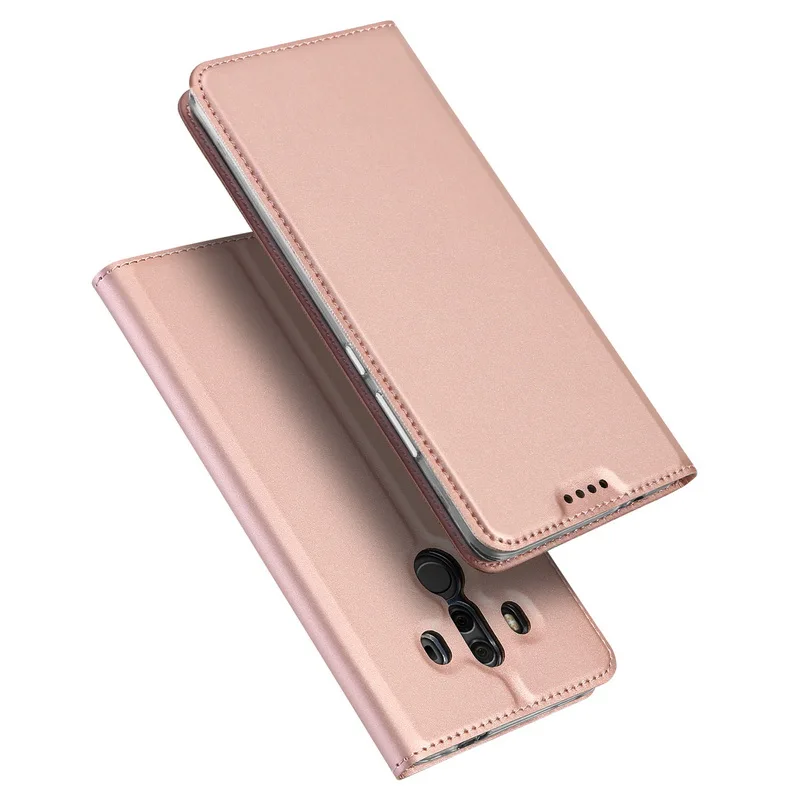 Rose Gold Чехол-книжка с бумажником для huawei mate 10 Pro 20 Lite Honor 7A 10 10i 20i 20 9X Pro Nova 3 3i из искусственной кожи с подставкой и держателем для карт - Цвет: Rose Gold