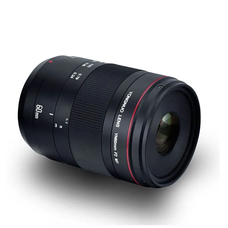 YONGNUO макрообъектив YN60mm F2 MF апертура съемка линзы с фокусным расстоянием индикатор объектив камеры для Canon DSLR камеры
