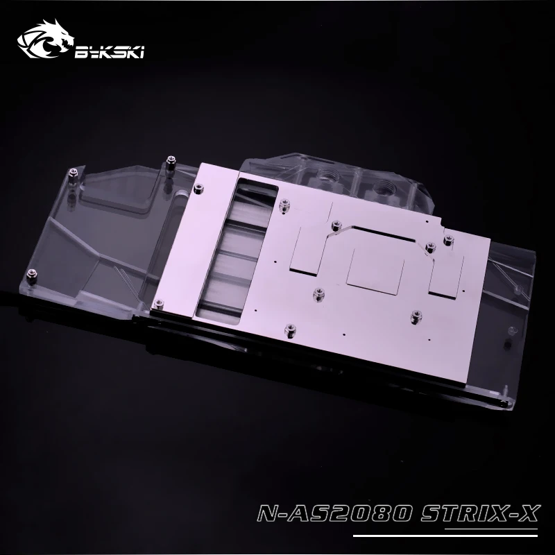 Bykski N AS2080STRIX X блок водяного охлаждения GPU для ASUS ROG STRIX RTX2080 O8G GAMING|Жидкостные