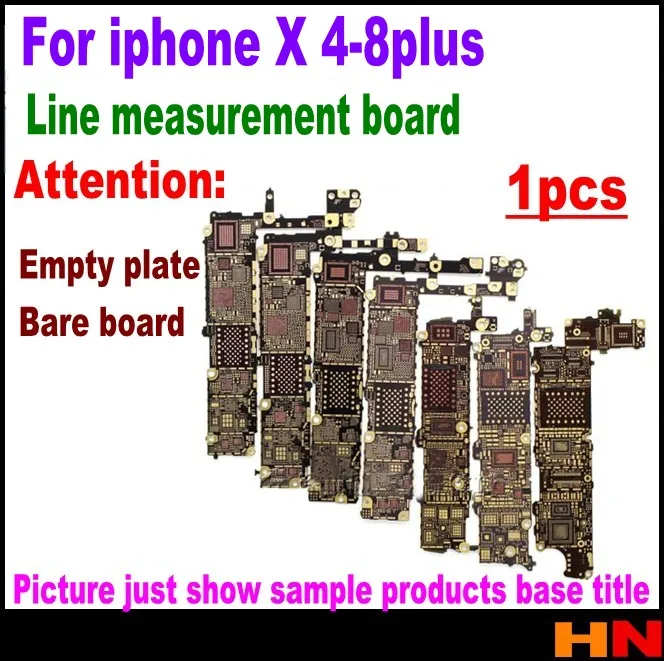 1 шт. для iphone X 8 8p 4 4S 5 5c 5S 6 6 plus 6s 6s plus 7 7plus материнская плата линейная измерительная плата пустая доска голая доска