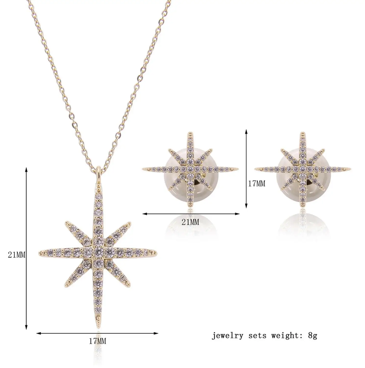 Комплект из колье и серёг с бусинами колье|Ювелирные наборы| |