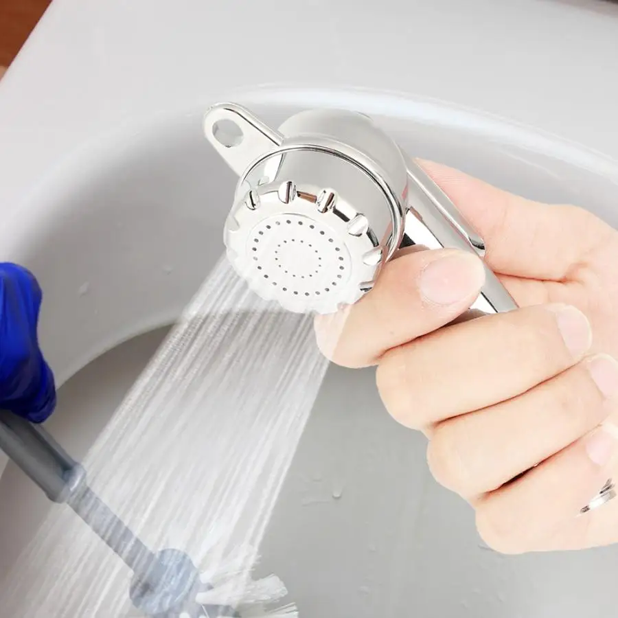 G1/2" Adjustable Bidets Spray Shower Head with Hook Handheld Toilet Diaper Bidet Sprayer Kit showerhead self cleaning faucet