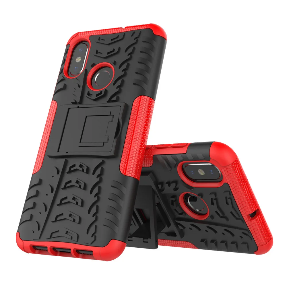 For Xiaomi Mi8 6.21'' Case Luxury Hybrid TPU Silicone + Hard Phone Stand Mi 8 Cover Back Skin Bag Capa | Мобильные телефоны