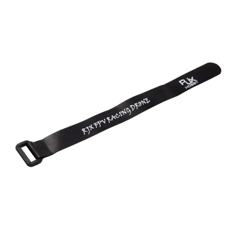 300x20mm Black RJX хобби волшебная лента Завязывающийся ремень для батареи Lipo красный зеленый черный оранжевый для радиоуправляемого дрона FPV квадрокоптера вертолета DIY игрушки - Цвет: 300x20mm Black