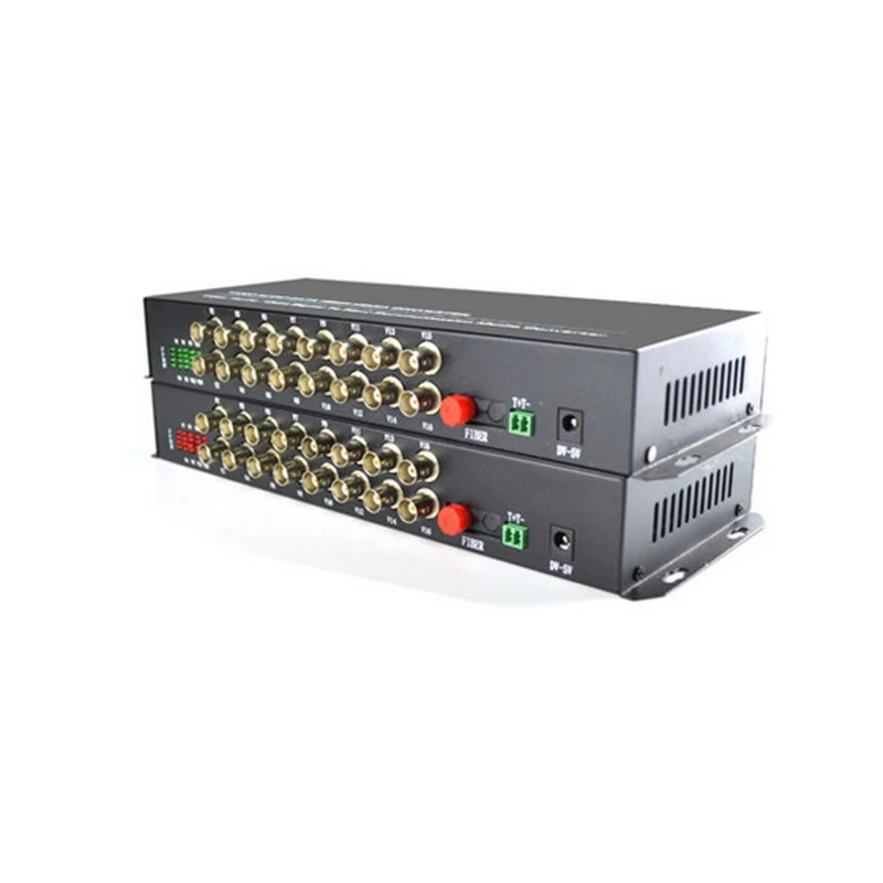 16-канальный цифровой видео оптический конвертер волоконно-оптический