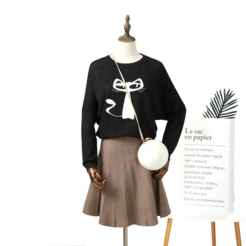 Женская плиссированная трикотажная юбка А силуэта теплая мини сексуальная