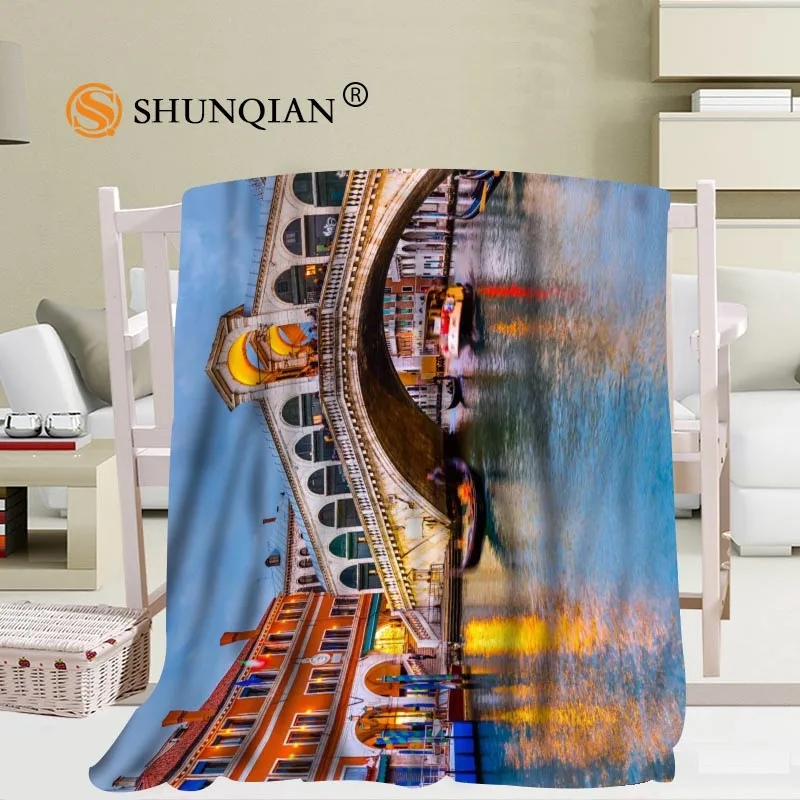 Венеция Одеяло мягкая DIY диван кровать броска Пижама-комбинезон для детей теплый