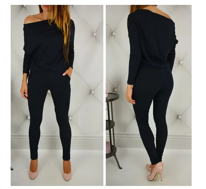 2019 г. осенние женские пикантные эластичный комбинезон с длинными рукавами
