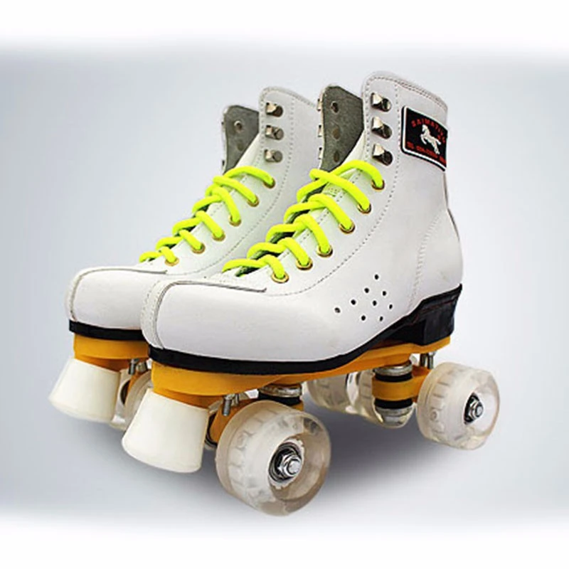 NEW Arrival Adults Quad Wheels Roller Skateswith Lace-up Boot 4 Wheels Double Two Line Skating Shoes For Outdoor Indoor
