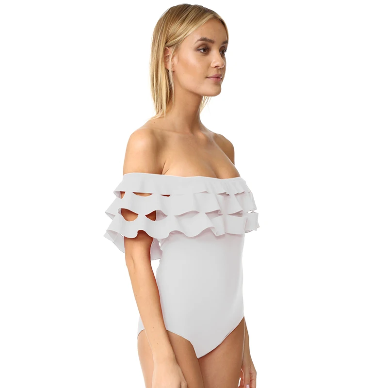 Купальщик купальники женские для девочки купальник женский one piece swimsuit women with ruffles женский с рюшами ретро push up swimwear кружево монокини Monokini Спортивный костюм Maillot