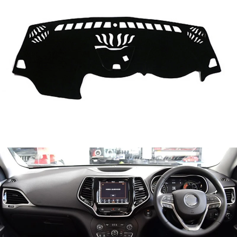 Для Jeep Cherokee 2016 2017 2018 2019 автомобильный Стайлинг Нескользящие нижние крышки коврик