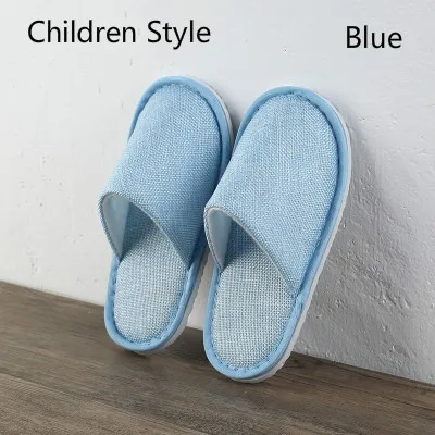 

Free Shipping 5Pairs/Lot Boy Girl Family Bedroom Party Linen Thicken Children Slippers Wholesale