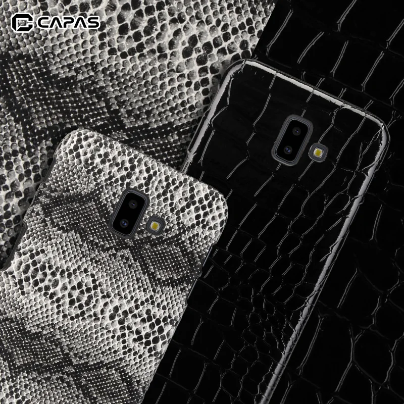 Чехлы для Samsung Galaxy J6 Plus + пластиковый чехол из твердого поликарбоната блестящий