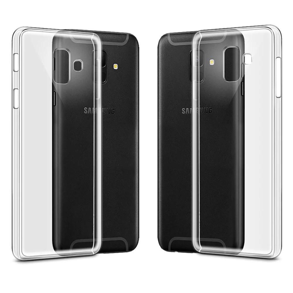 Простой Твердый чехол для телефона с фиолетовыми цветами лаванды Samsung Galaxy A6 plus 7 8 9