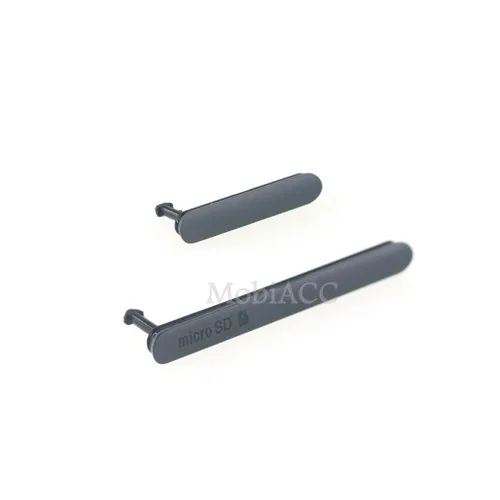 Sony Xperia Z3 USB Charging Port Cover Flap + Micro SD Dust Plug - Waterproof Flaps for Z3 D6603 D6643 D6653 D6616 image 2
