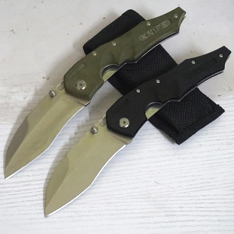 Folding Pocket Knife Tactical Survival Combat G10 Handle Outdoor Camping Hunting Knives EDC Self-defense Tools Multitool | Инструменты