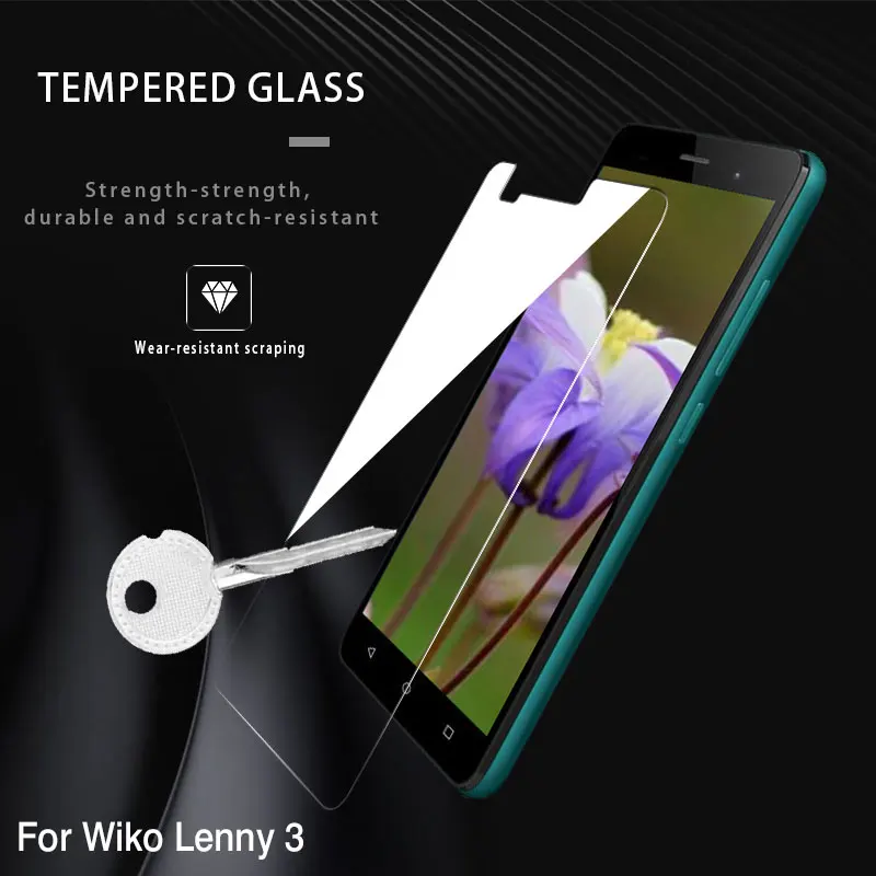 DyGod для Wiko Lenny 3 Закаленное стекло 5 0 дюймов Переднее Защитная пленка экрана 2