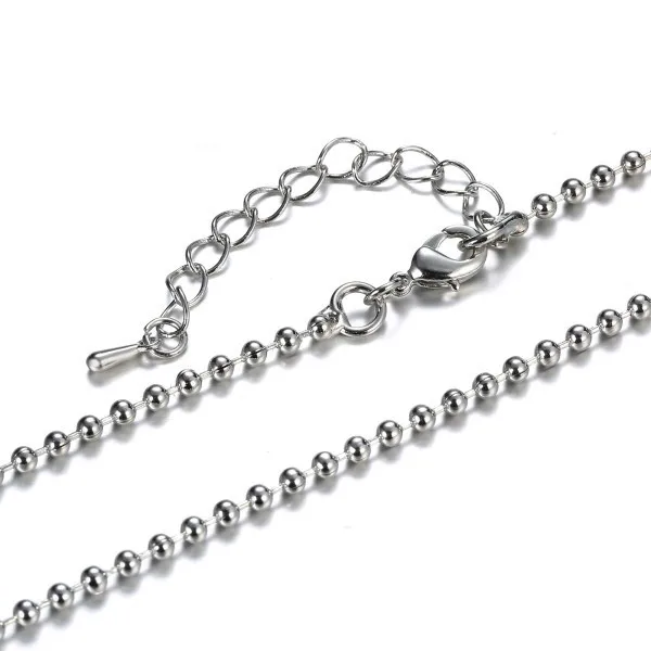 Винни дизайн Лидер продаж 80 см золотая розовая Золотая Серебряная цепочка с