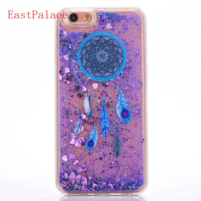 3D Kawaii Мультфильм Ловец снов Quicksand светлый блестящий чехол для IPhone X XS 8 7 6 S 6s Plus plus
