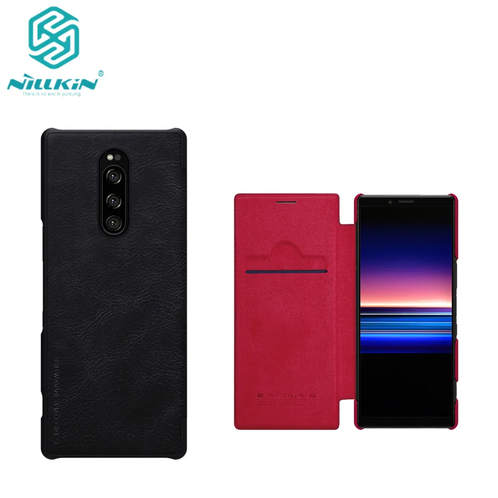 Чехол для Sony Xperia 1 чехол NILLKIN Qin винтажный кошелек откидной флип-чехол из