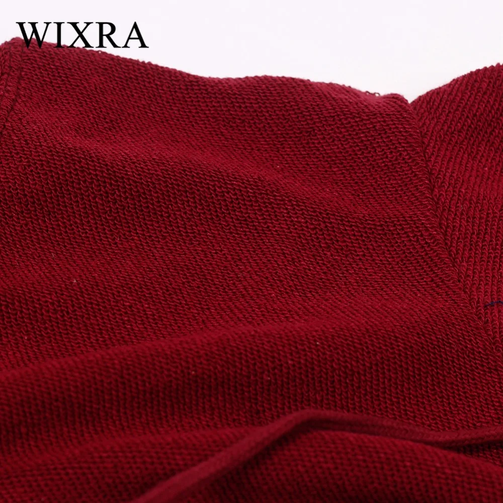 Wixra базовая толстовка весна-осень 2018 новинка с капюшоном длинный рукав свободные