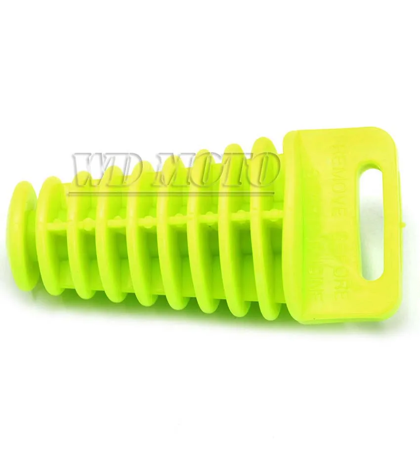 Трава зеленая Цвет KTM Малый Выхлопная Труба Глушителя Глушитель мыть 2 Stroke Пробка