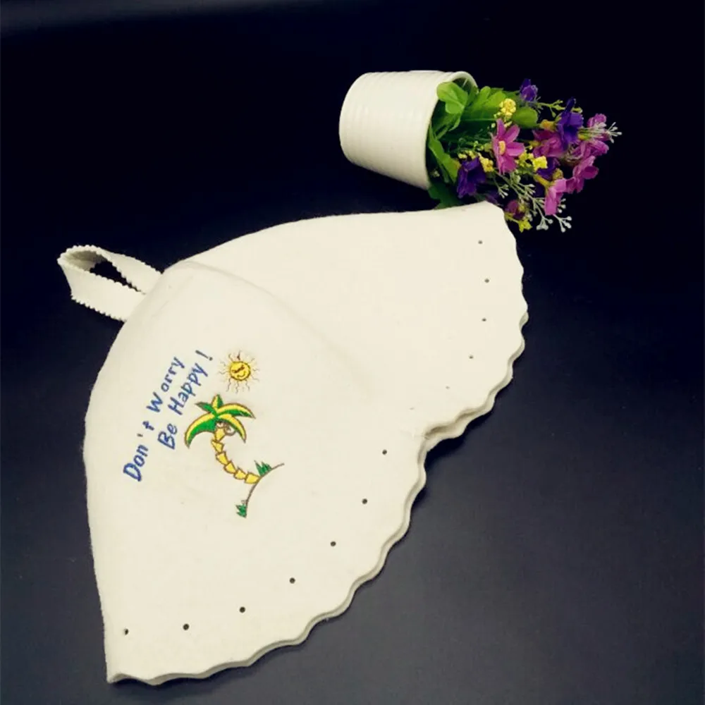 Лучшие горячие продажи банные колпачки для сауны в России махровая шапочка душа