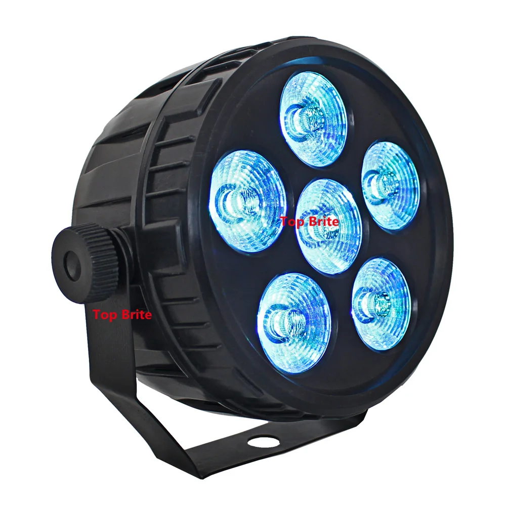 2 единицы DJ Needle Disco DMX лампа LED Par свет 6X6W RGBW Четырехцветные домашние Вечерние огни