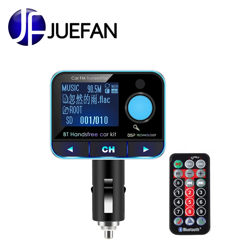 Автомобильный ЖК дисплей FM модулятор беспроводной Bluetooth fm передатчик Громкая
