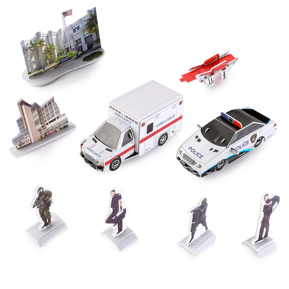 3D пазлы для детей и взрослых обучения Обучающие головоломки сборная игрушка