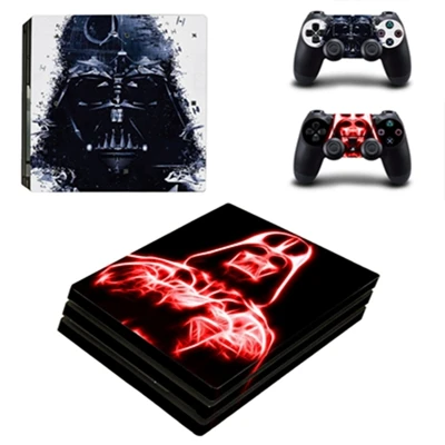PS4 PRO наклейки с изображением из «Звездных Войн кожи для Playstation 4 Pro консоль контроллер скины наклейки геймпад протектор - Цвет: YSP4P-0097