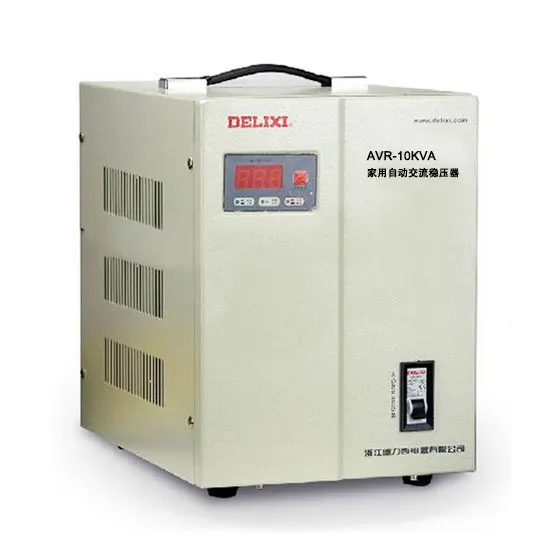 Новый стабилизатор напряжения Delixi AVR 10KVA 10 кВт 10000 Вт автоматический бытовой