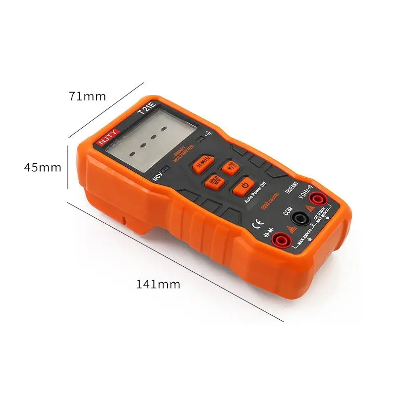 TY T21A/D/E NCV Digital Multimeter 6000 counts Auto Ranging AC/DC voltage meter Flash light Back Large Screen like RM113D|Мультиметры| |