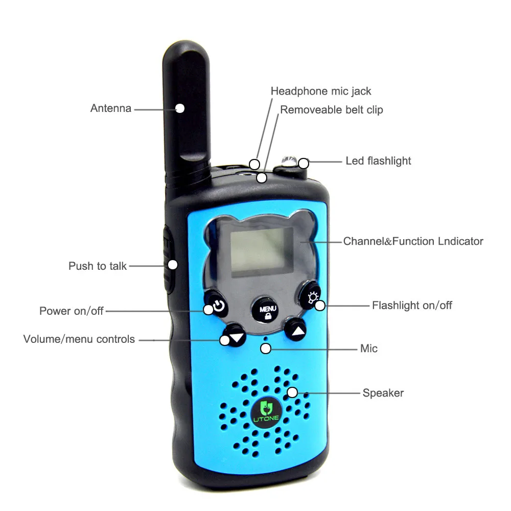 2 шт GoodTalkie UT308 портативная рация Высокая мощность UHF портативная двухсторонняя