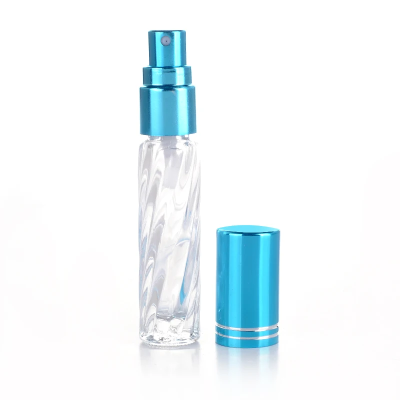 4 мл мини высокое качество портативный стеклянный флакон духов с алюминиевым