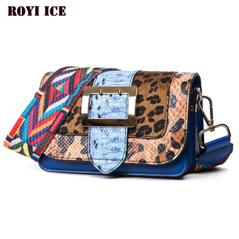 Royi Ice сумки бренда для Для женщин 2018 Новый искусственная кожа на плечо кроссбоди