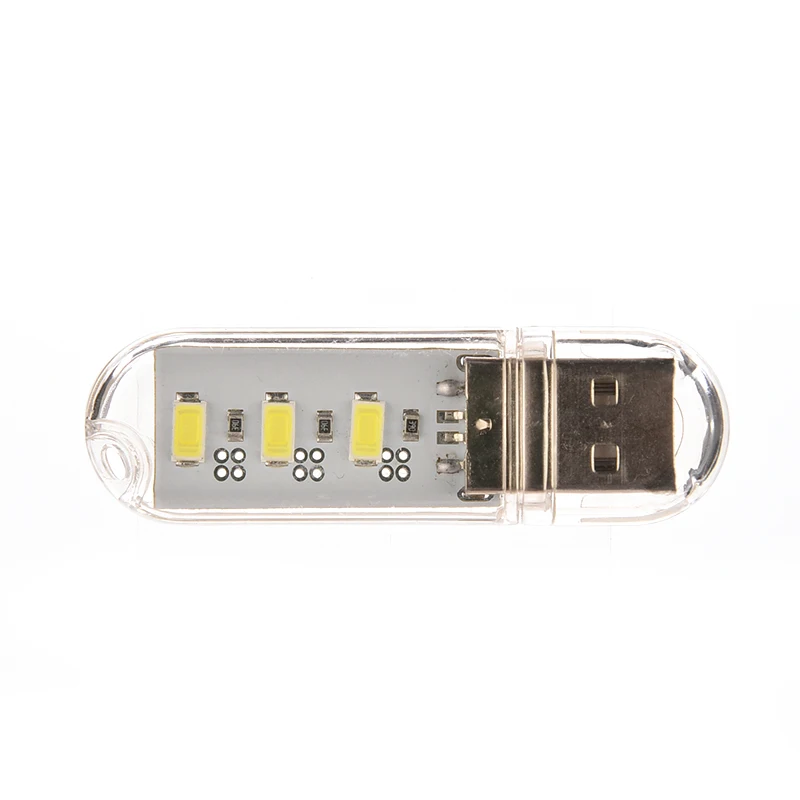 

1Pc Mini USB LED Night light Computer Notebook Mobile Power Charger Camping lamp For Reading Bulb Laptops Warm White Color