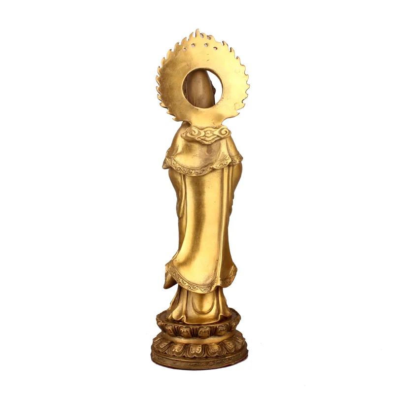 SHUN медная статуя Гуаньинь Будды украшения капает Guanyin Bodhisattva дома ремесла бизнес