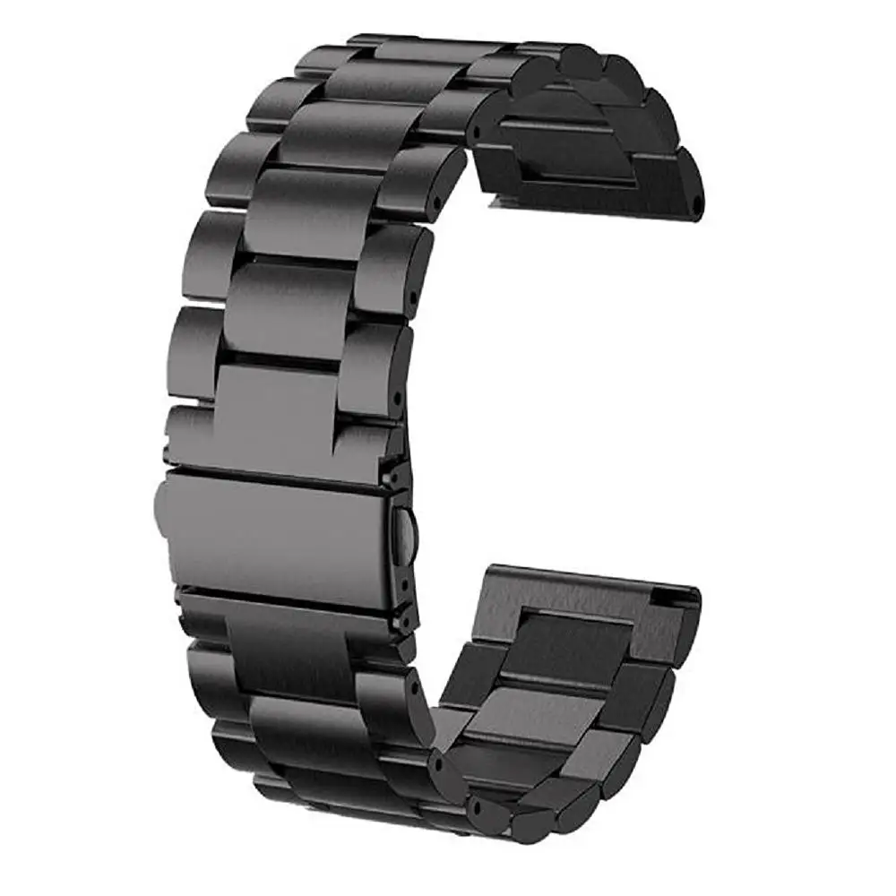 Черный Браслет из нержавеющей стали для Suunto 9, Suunto 9 Baro, Suunto D5, Spartan Sport Wrist HR/Baro - Цвет ремешка: Черный
