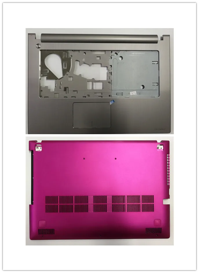 C and red D Новинка для lenovo ideapad Z400 P400 Z400T нижняя базовая крышка D чехол красный синий Упор для рук верхняя C крышка оболочка с тачпадом - Цвет: C and red D