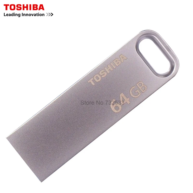 USB флеш накопитель TOSHIBA USB3.0 U363 128 ГБ 64 32 металлический водонепроницаемый кольцо