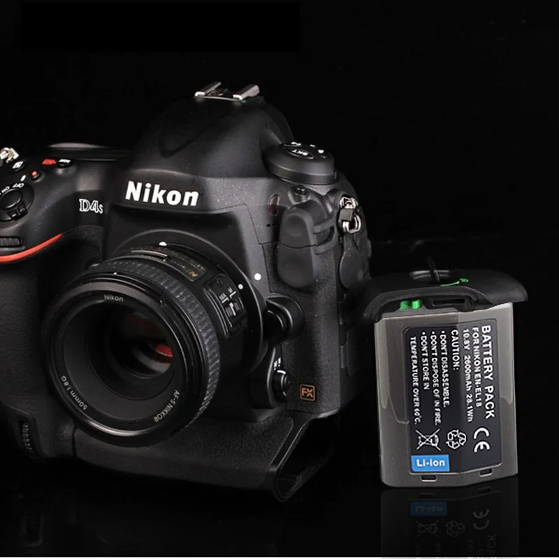 Для Nikon 2600mAh en-el18 battery D4 D4s D5 one-body en-el18a d800 handle | Электроника