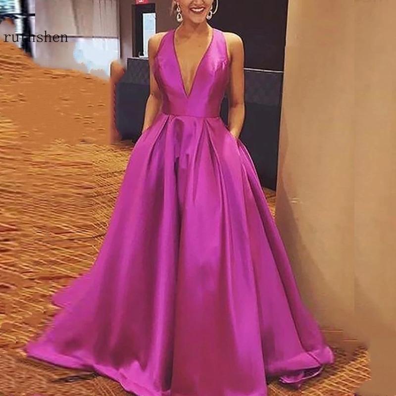 Платья для выпускного вечера Длинные элегантные большие размеры Vestidos Largos Elegantes Холтер фиолетовый А-силуэт формальная Сексуальная вечерняя одежда для женщин