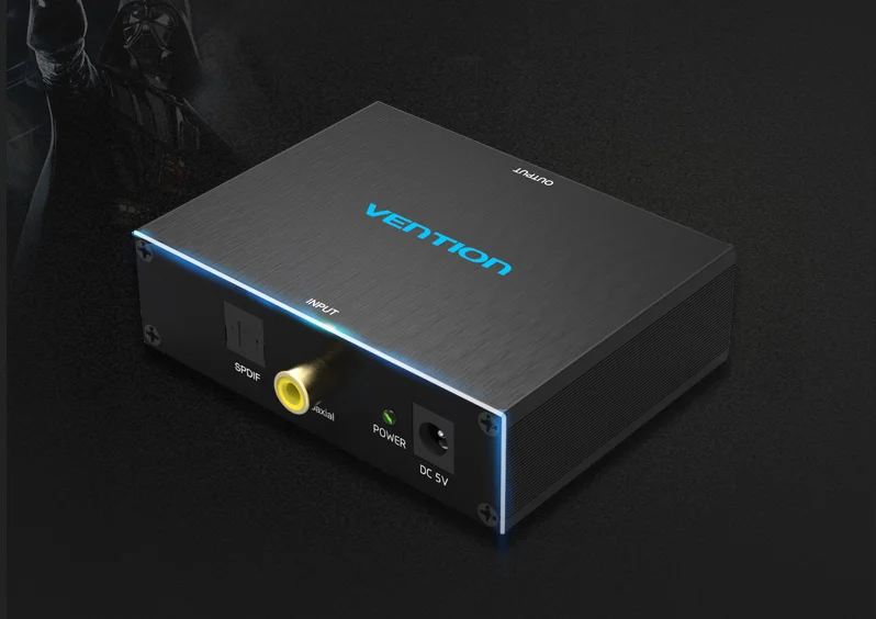 

ZEROZONE Hifi Optical / coaxial To analog audio converter (RCA +3.5mm jack) L9-28