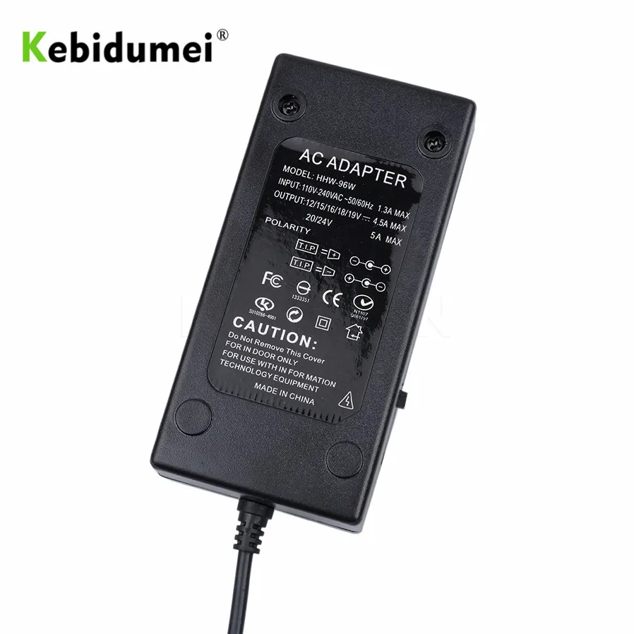 Запасной адаптер Kebidumei для ноутбука 12-24 В 100 А Вт | Компьютеры и офис