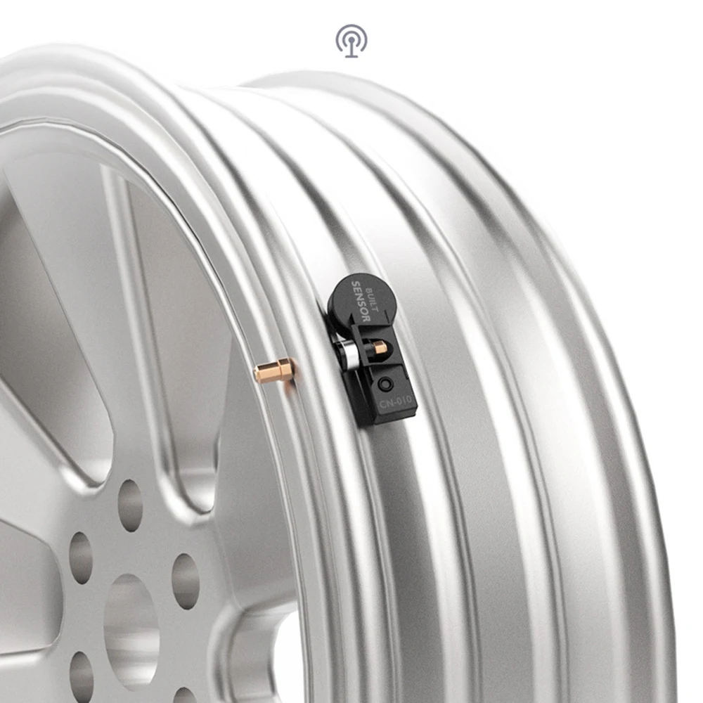 TPMS солнечная система контроля давления в шинах Автоматическая охранная сигнализация Цифровой дисплей 4 колеса внутренняя внешняя система s давление в шинах