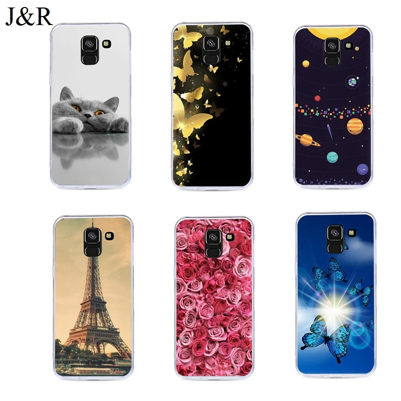 Painting Case For Samsung Galaxy A8 2018 A530 Soft TPU Silicone Back Phone Cases A5 A7 A6 Plus Cover |